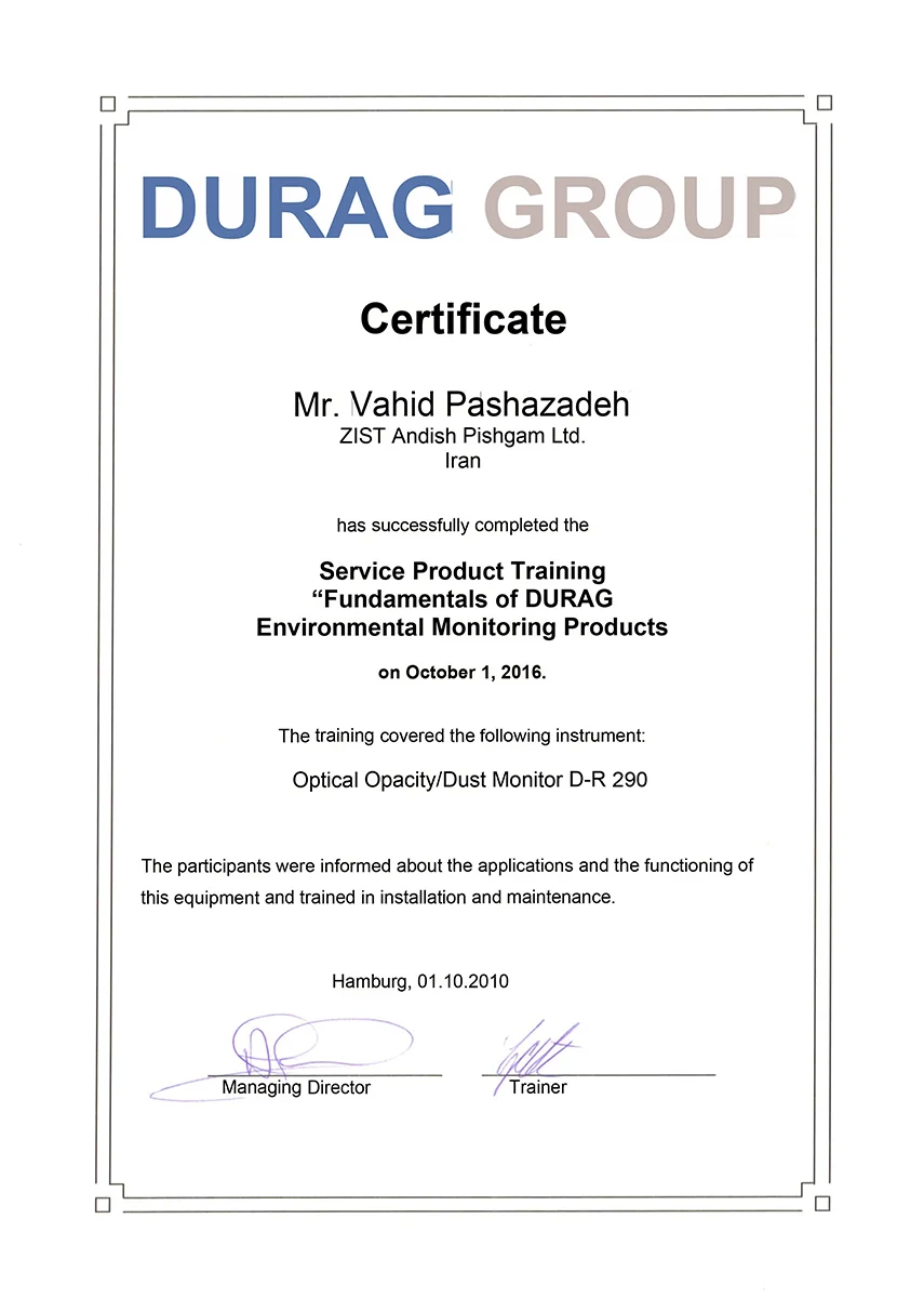 Durag, Environmental Monitoring Products